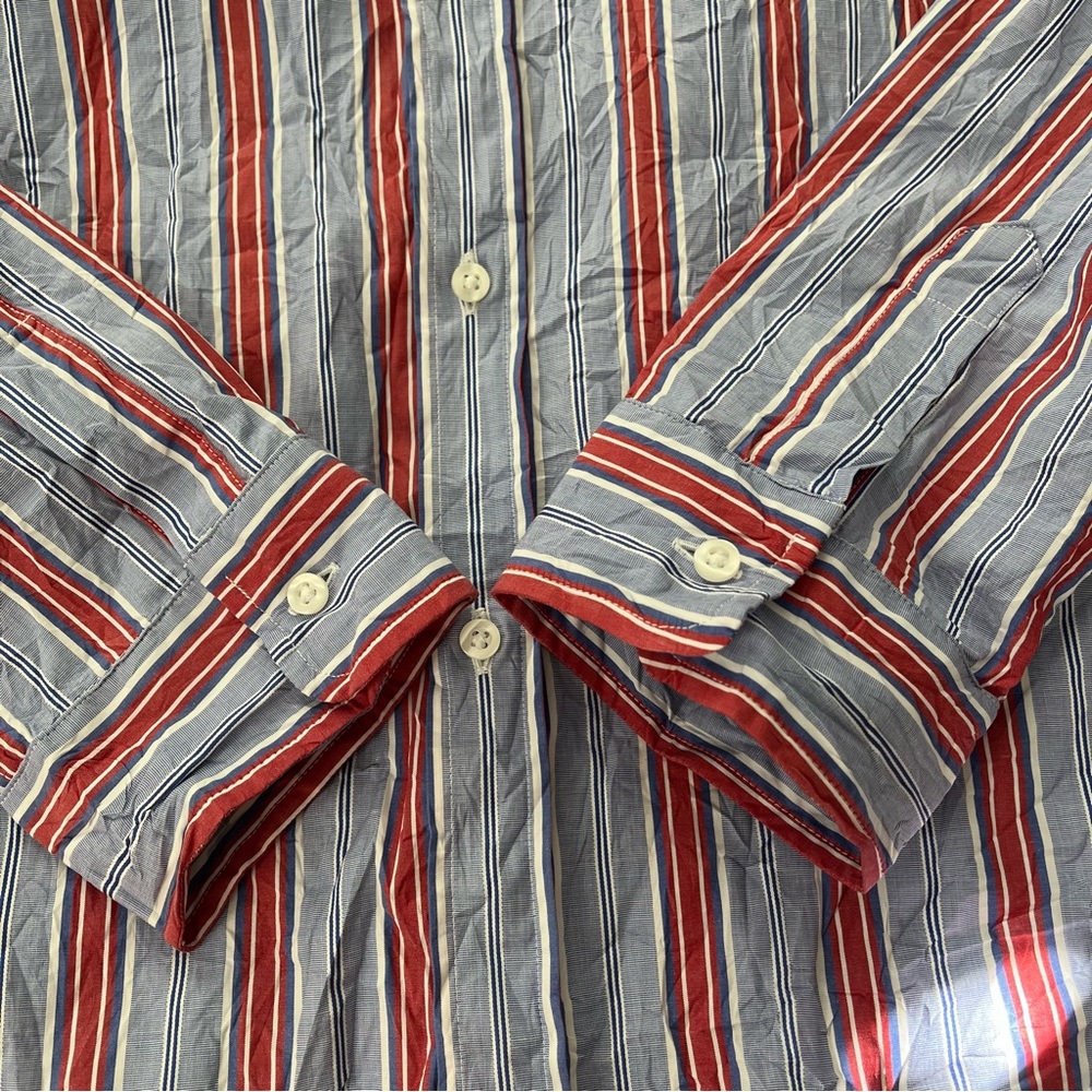 Frank and Eileen Barry Crinkle Woven Button Up Shirt - Picture 10 of 13